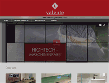 Tablet Screenshot of marmor-granitwerk.com